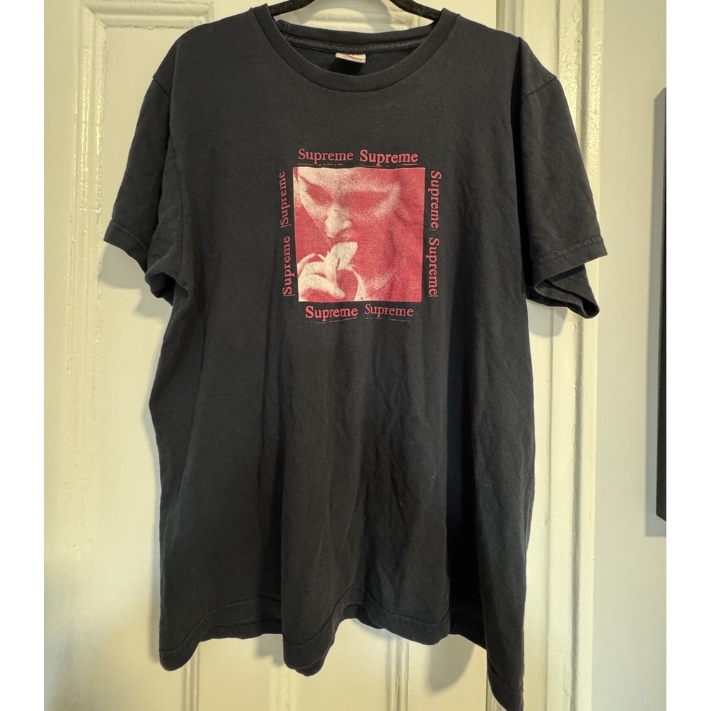 Supreme Banana T-Shirt Men's size Large Black 2015